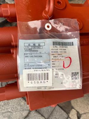জাপান মূল KMX15RB-B45001A/B45001F Excavator হাইড্রোলিক প্রধান নিয়ন্ত্রণ ভালভ